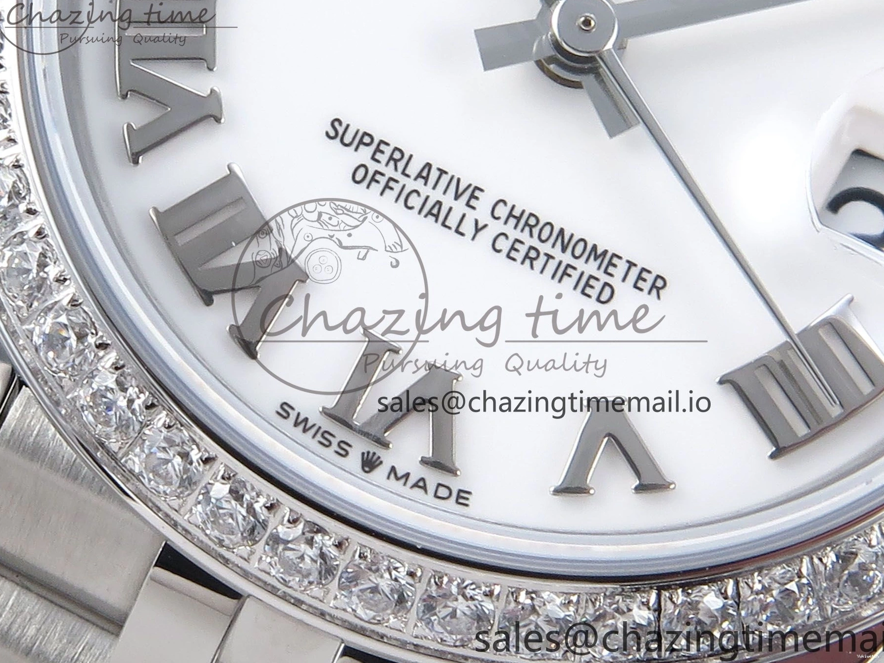 Dial White 31 ARF 1:1 Bezel SS ETA DateJust Best 2688 Jubilee Roman Steel Edition 278384RBR Bracelet Diamonds 904L on 0125